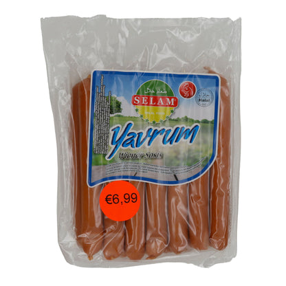 Würstchen Selam | Yavrum Wiener Sosis | Halal-zertifiziert, vielseitig | 700 g