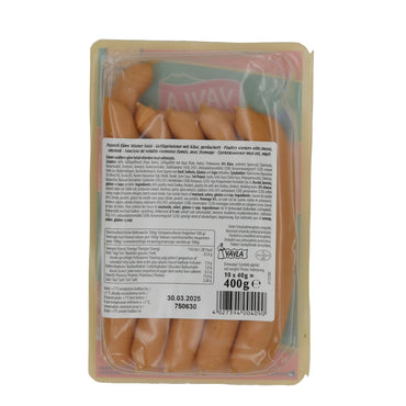 Würstchen Yayla | Peynirli Wiener Sosis | Geräuchert, Geflügel, mit Käse, Halal | 400 g