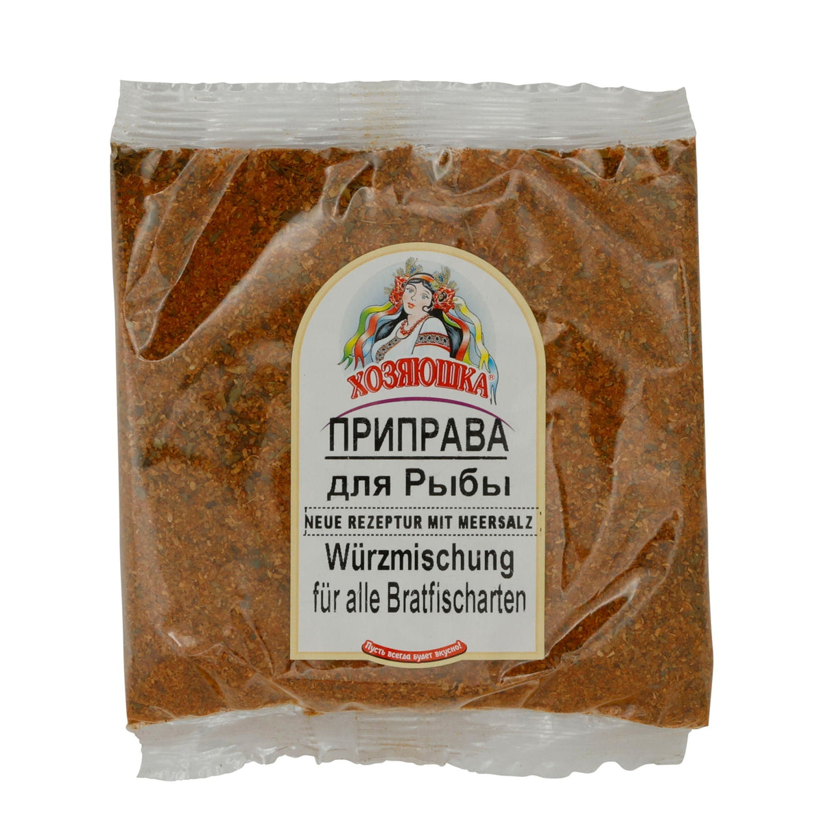 Würzmischung für Bratfisch | Gewürz | Aromatische Gewürzmischung mit Meersalz für Fischgerichte | 100 g Chozjajuschka