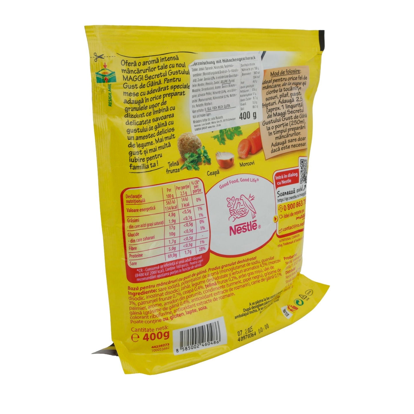 Würzmittel Maggi Secretul Gustului | Mit Hühnergeschmack (Gust de Găină) | 400 g