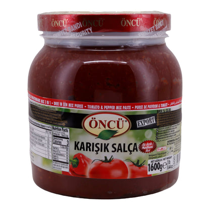Würzpaste Öncü | Tomaten-Paprika-Mark | Vielseitig | 1600g