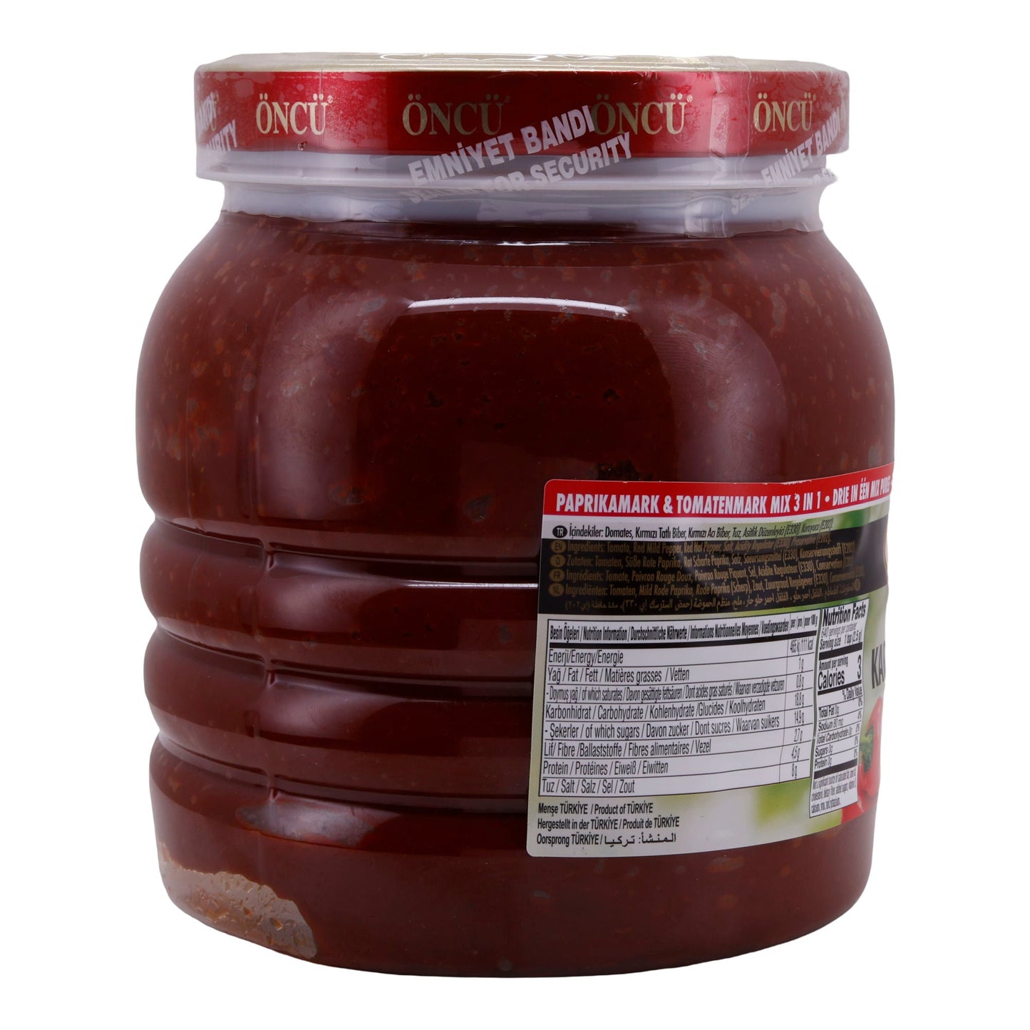 Würzpaste Öncü | Tomaten-Paprika-Mark | Vielseitig | 1600g