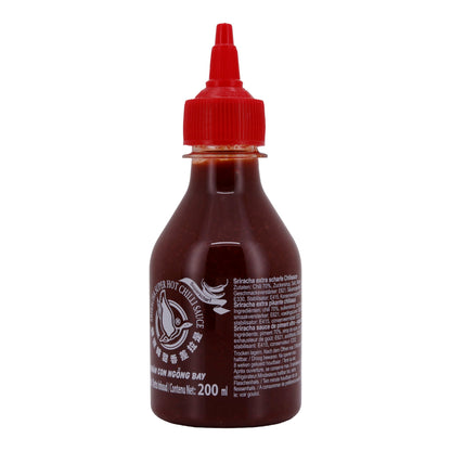 Würzsauce Flying Goose | Sriracha Chilisauce | Extra scharf thailändisch | 200 ml