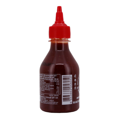 Würzsauce Flying Goose | Sriracha Chilisauce | Extra scharf thailändisch | 200 ml