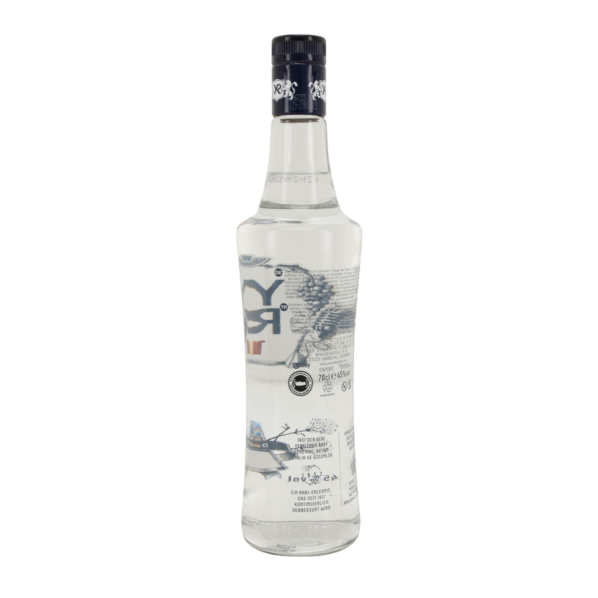 Yeni Rakı | 1937 | Zweifach destilliert | 45 % vol | 700 ml Yeni