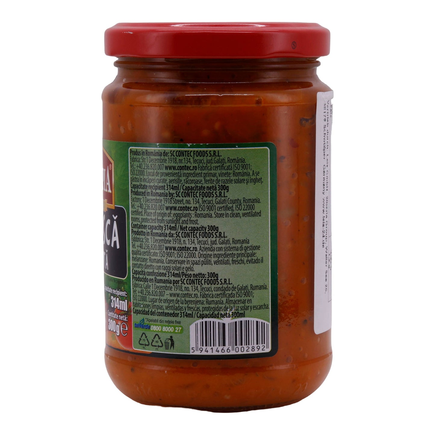 Zacuscă Picantă Olympia | Würzige Gemüsezubereitung | Aus Rumänien | 300 g