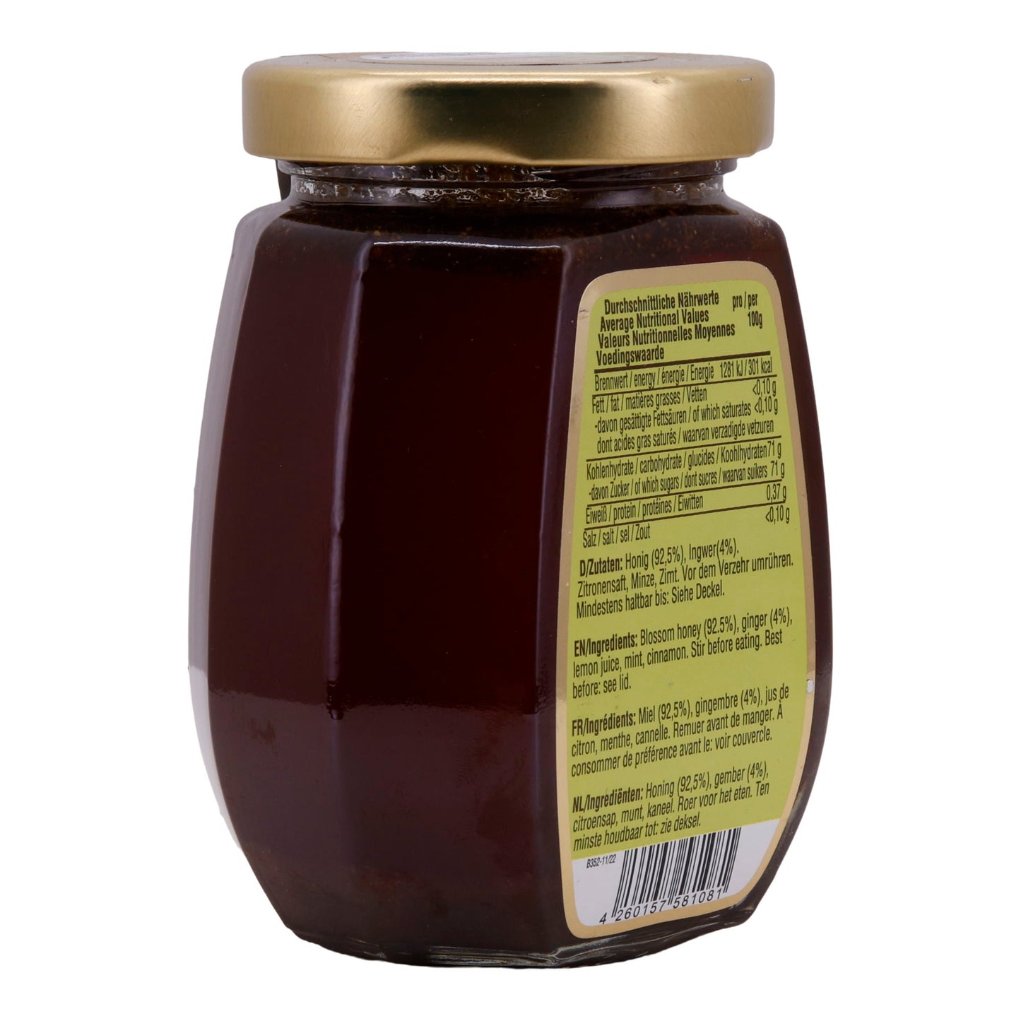 Buram Ginger Honey – Honey with Ginger, 250 g, Natural product since 1954