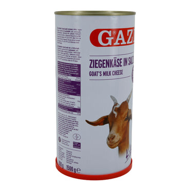Ziegenkäse Gazi Ziegenkäse in Salzlake | Vollfett | Weichkäse mit intensivem Aroma | 1500 g