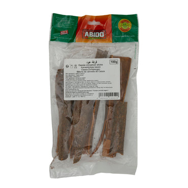 Zimtstangen Abido | Cassia Zimtstangen | Intensives Aroma, vielseitig | 100 g