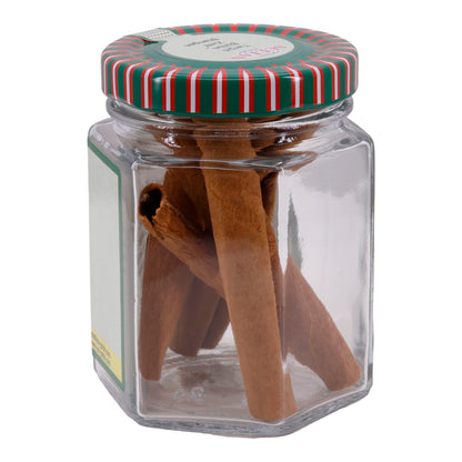 Zimtstangen Sultan | Ganze Zimtstangen | Hochwertig, Aromastäbchen, im Glas | 5 Stück