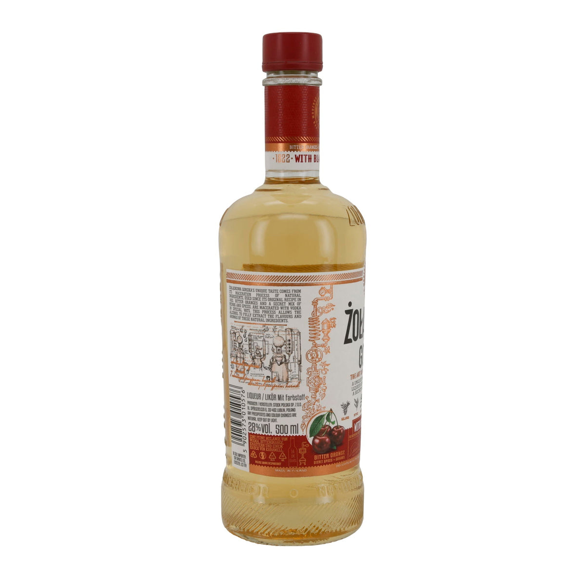 Żołądkowa Gorzka Likör | Mit Schwarzkirsche | 28 % vol | 500 ml | Polen PL