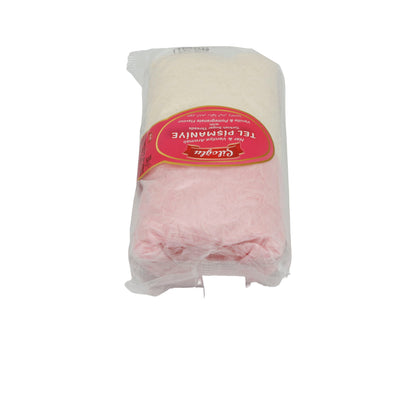 Zuckerfäden Giloğlu | Tel Pişmaniye | Türkische Zuckerfäden mit Granatapfel- und Vanillearoma | 250 g Packung