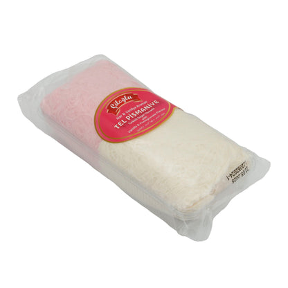 Zuckerfäden Giloğlu | Tel Pişmaniye | Türkische Zuckerfäden mit Granatapfel- und Vanillearoma | 250 g Packung