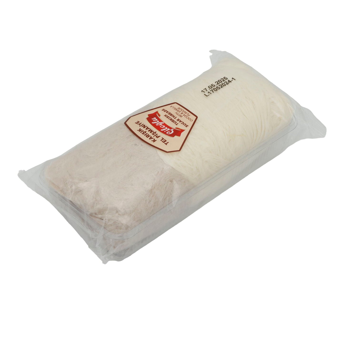 Zuckerfäden Giloğlu | Türkische Zuckerfäden | Pişmaniye mit Kakao- & Vanillegeschmack | 250 g