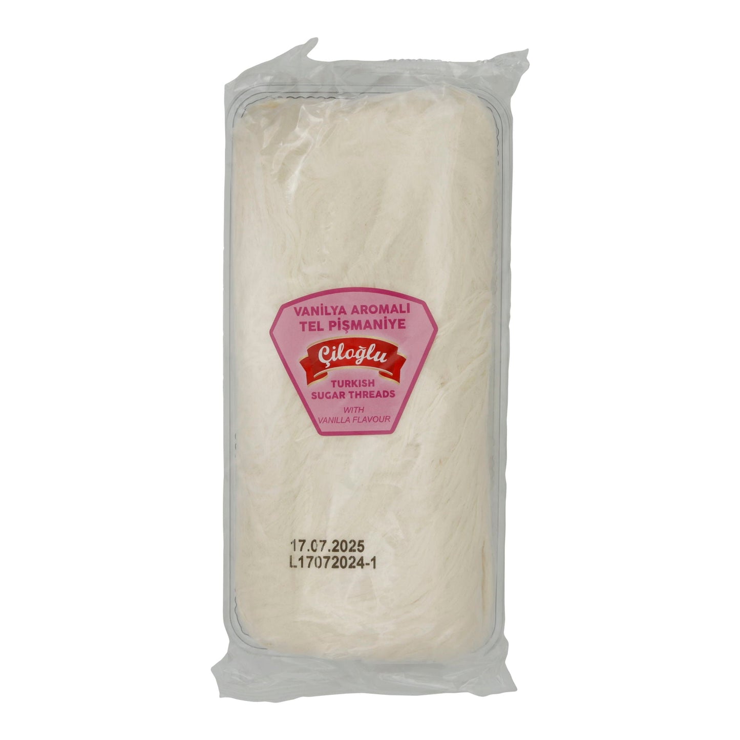 Zuckerfäden Giloğlu | Türkische Zuckerfäden | Pişmaniye mit Vanillearoma | 250 g CILOGLU