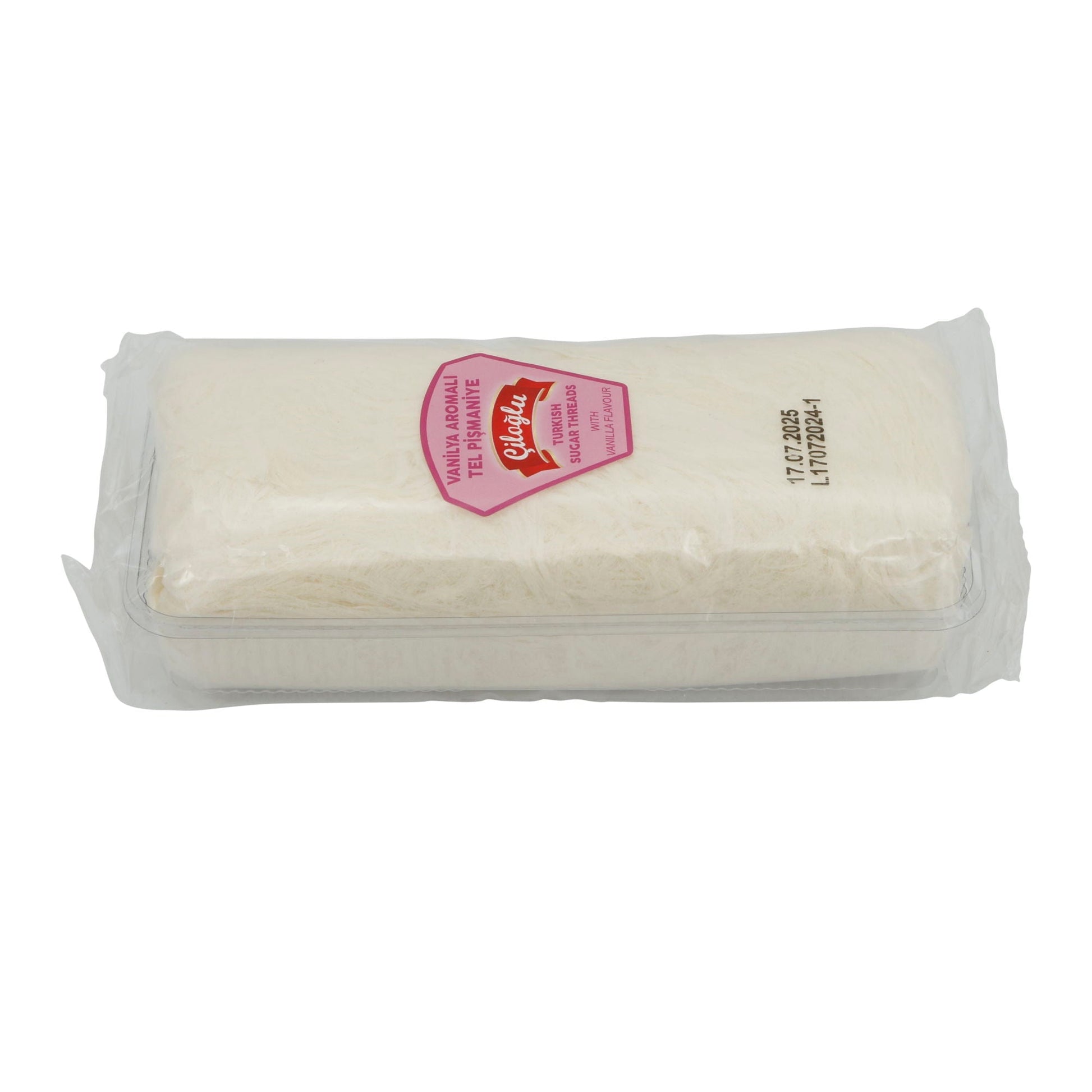 Zuckerfäden Giloğlu | Türkische Zuckerfäden | Pişmaniye mit Vanillearoma | 250 g CILOGLU