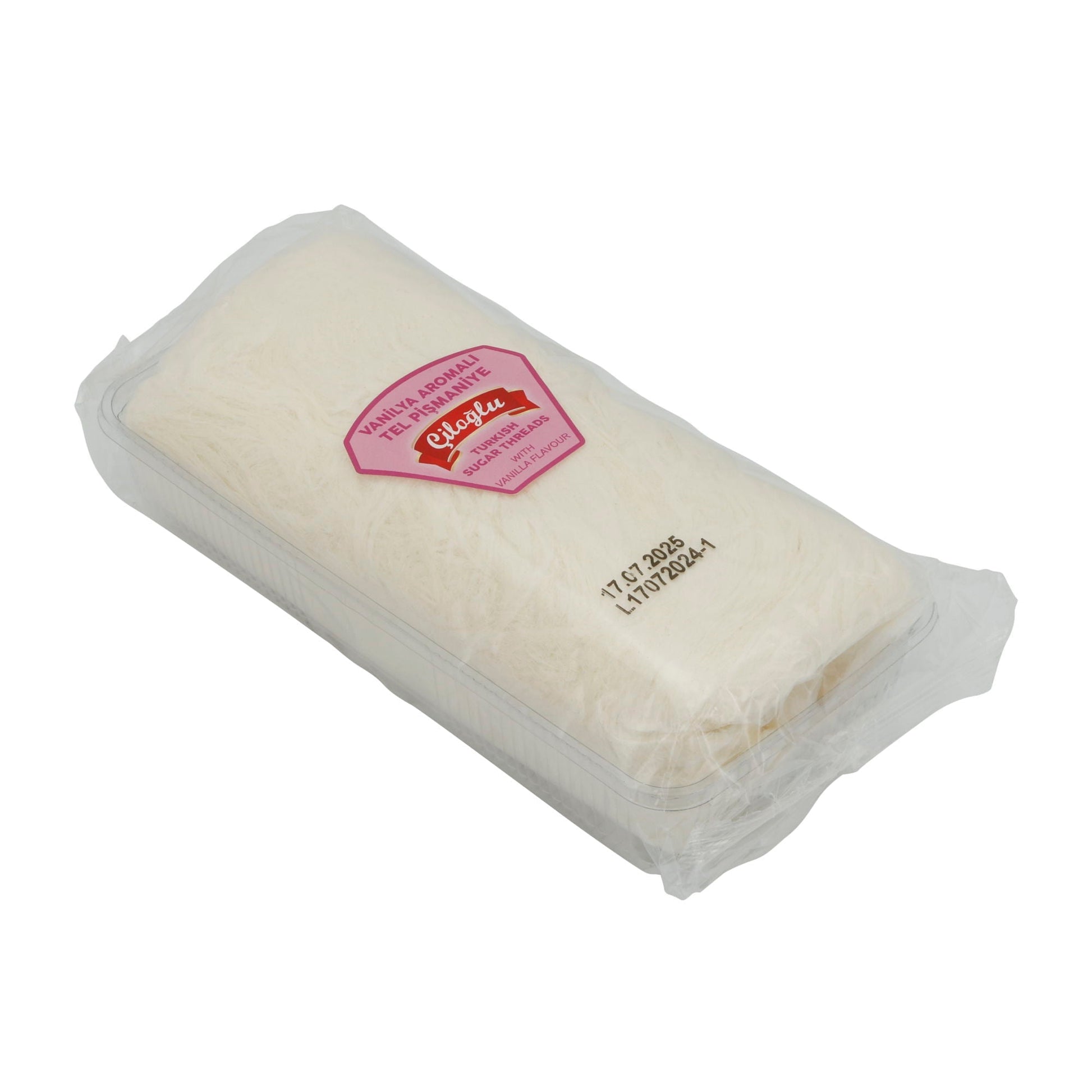 Zuckerfäden Giloğlu | Türkische Zuckerfäden | Pişmaniye mit Vanillearoma | 250 g CILOGLU
