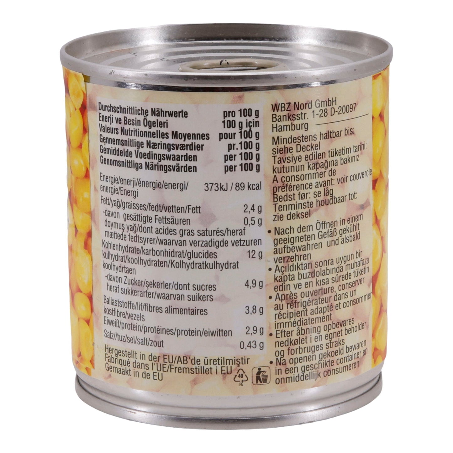 Zuckermais Dere | Gemüse | Süß, für vielseitige Verwendung | 150g