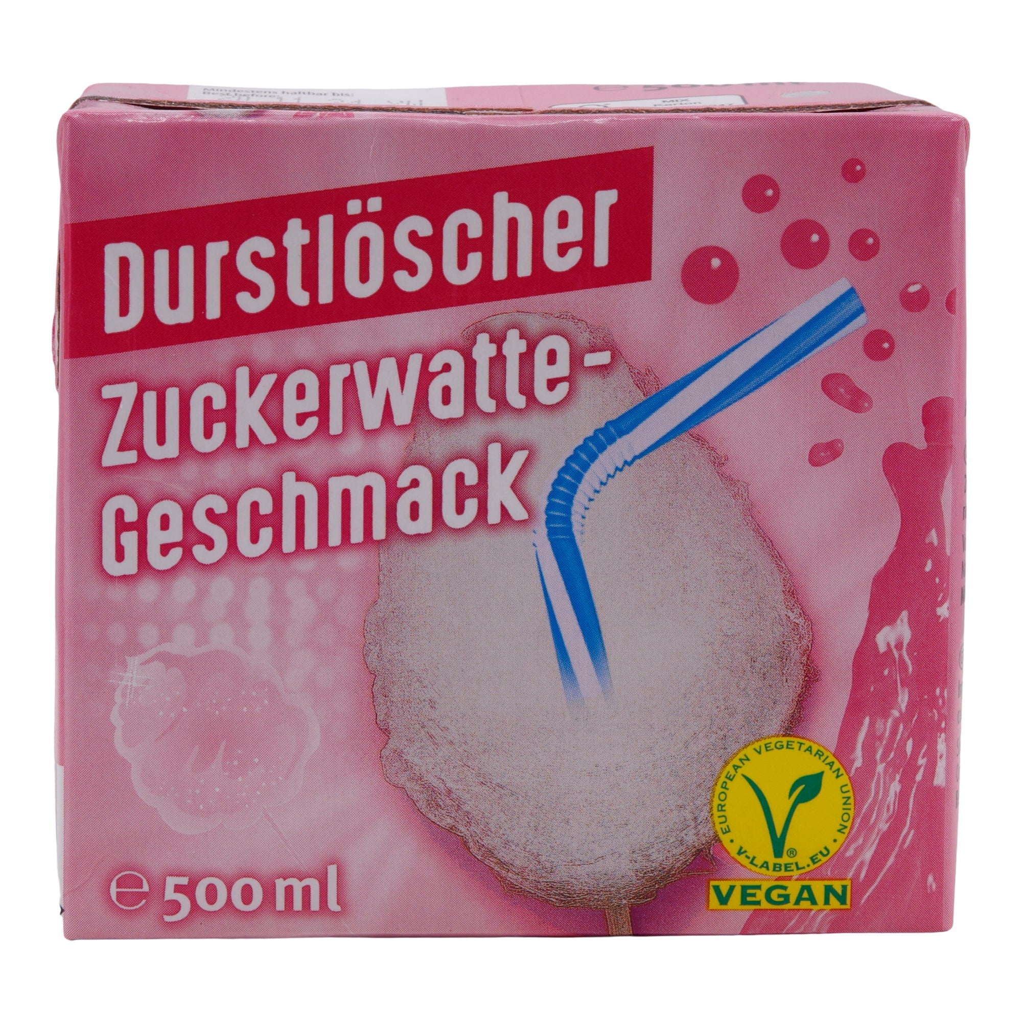Zuckerwatte Durstlöscher | Veganes Süßgetränk | 500 ml - Taste Your World